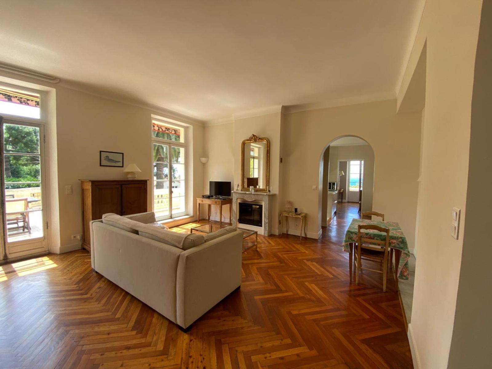 Palmeraie - Magnifique Appartement D'Epoque Avec Vue Mer 4 Personnes Avec Terrasse Le Port Nice Exterior photo