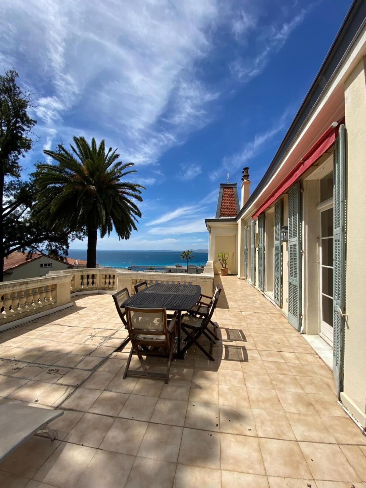 Palmeraie - Magnifique Appartement D'Epoque Avec Vue Mer 4 Personnes Avec Terrasse Le Port Nice Exterior photo